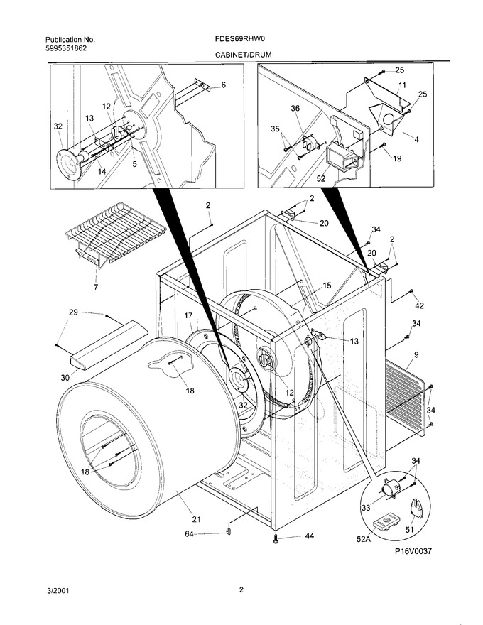 Diagram for FDES69RHW0