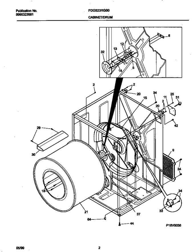 Diagram for FDGB23RGS0