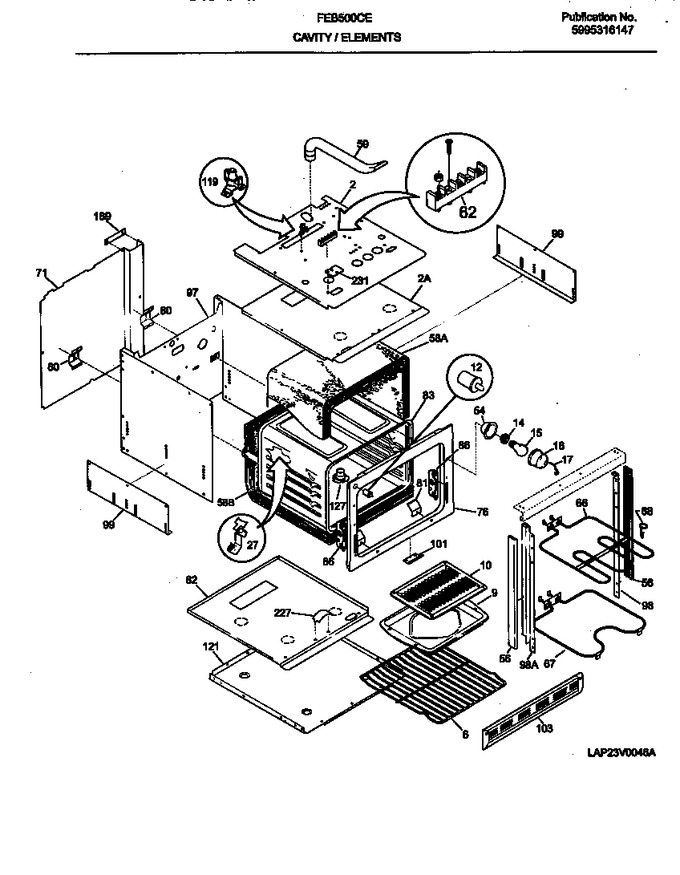 Diagram for FEB500CEBH