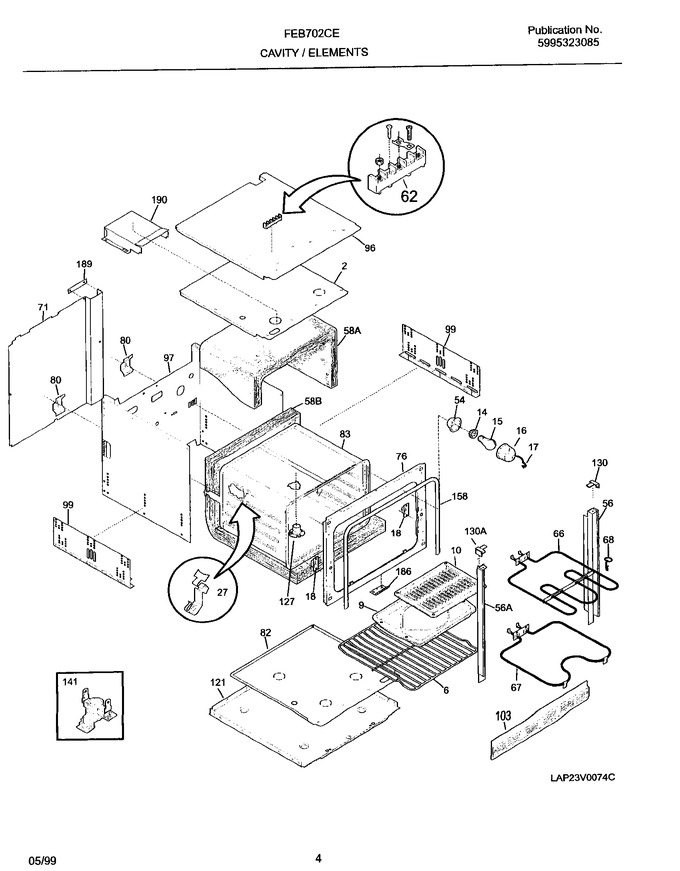 Diagram for FEB702CESH