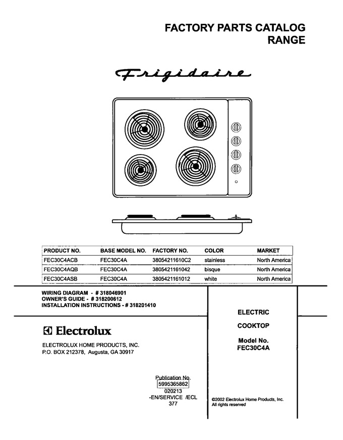 Diagram for FEC30C4AQB