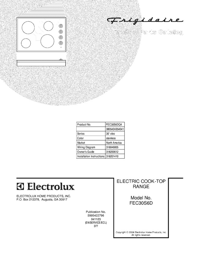 Diagram for FEC30S6DQA