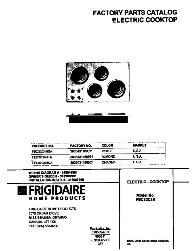 Diagram for FEC32C4HCA