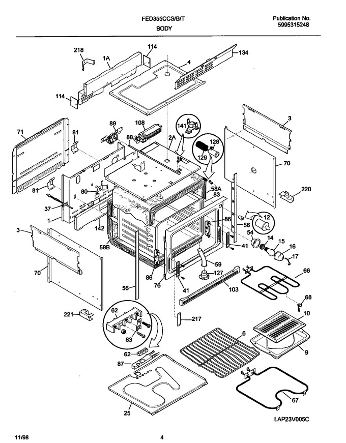 Diagram for FED355CCSH