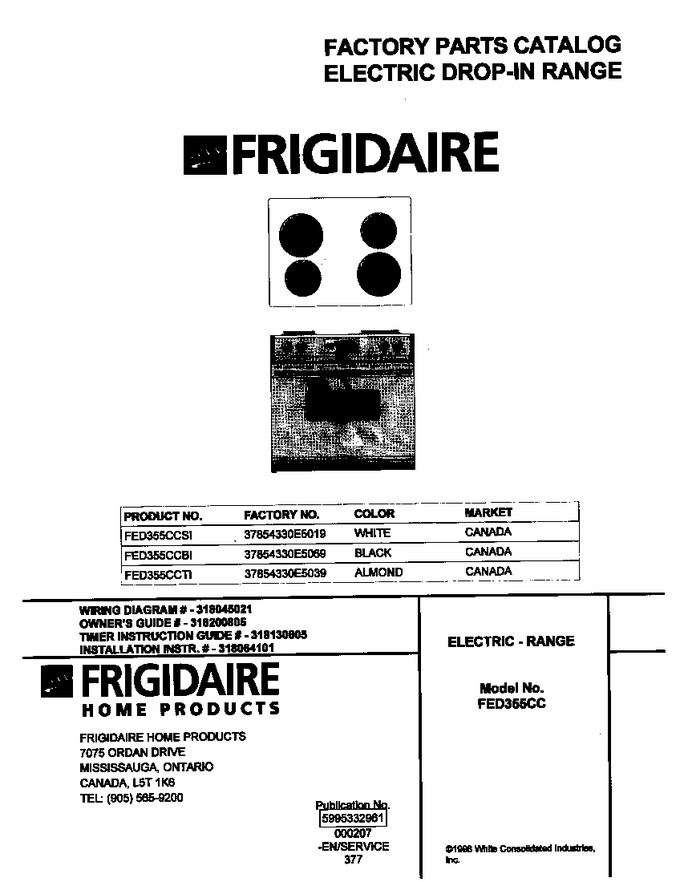 Diagram for FED355CCBI