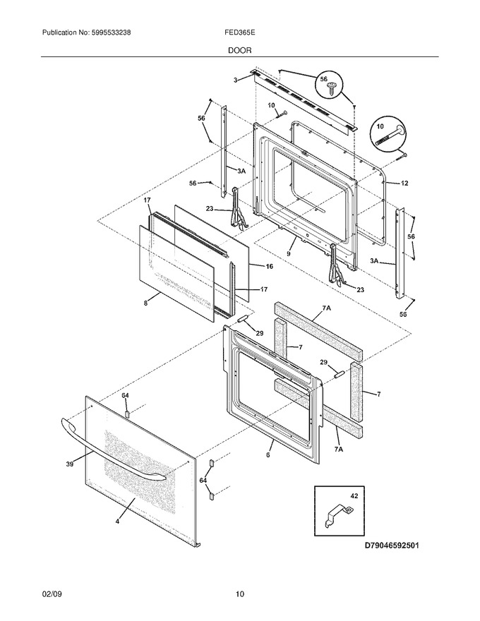 Diagram for FED365ESE