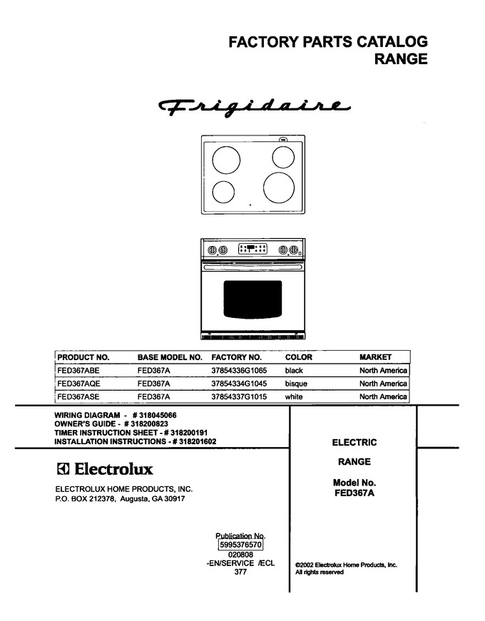 Diagram for FED367ASE