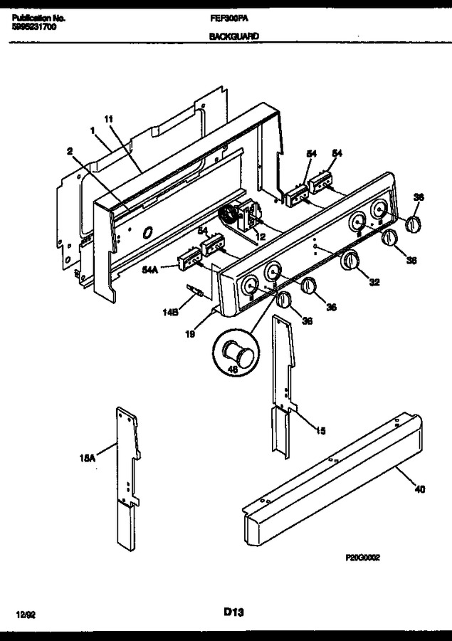 Diagram for FEF300PAWA