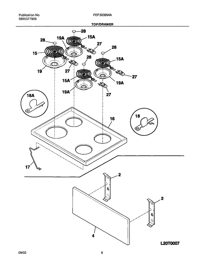 Diagram for FEF303BWA