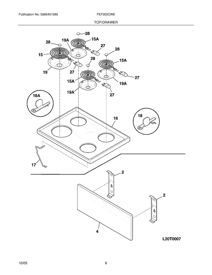 Diagram for FEF303CWE