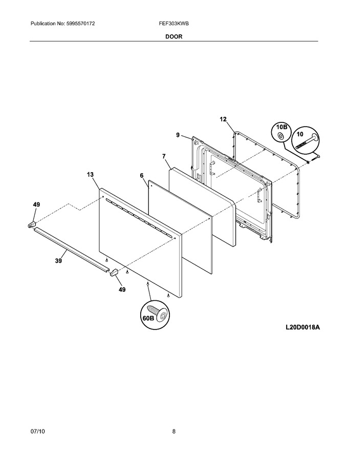 Diagram for FEF303KWB