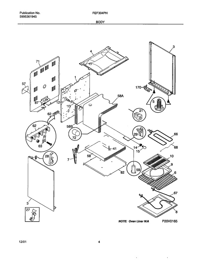 Diagram for FEF304PHWB