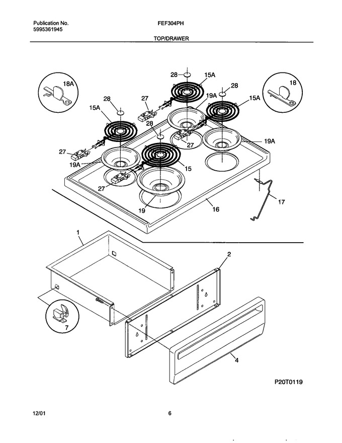 Diagram for FEF304PHWB