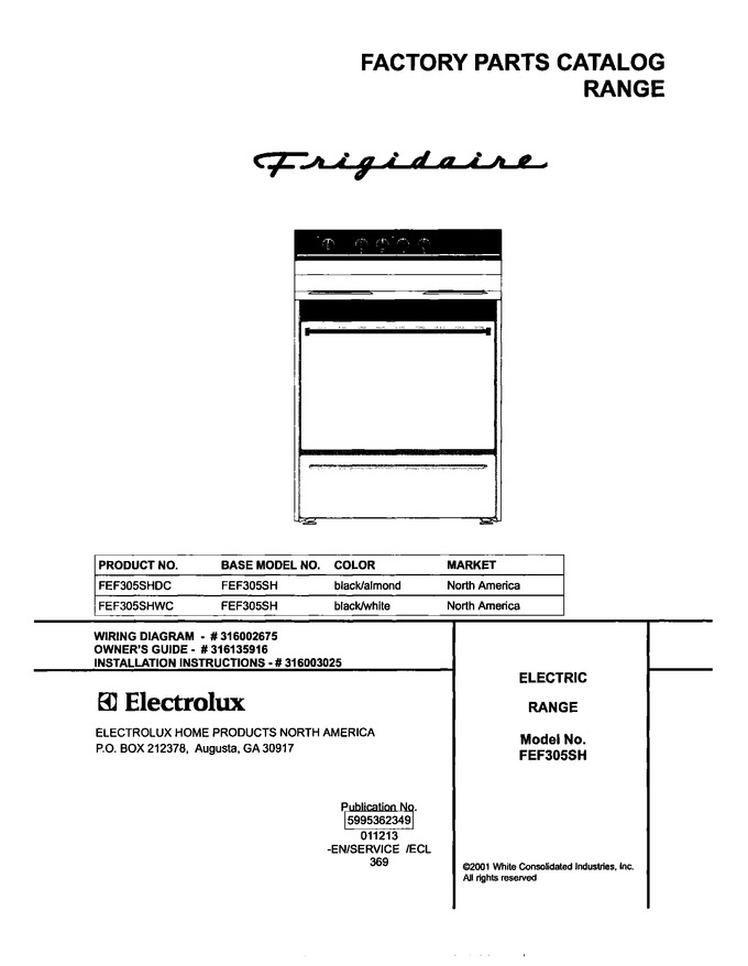 Diagram for FEF305SHWC