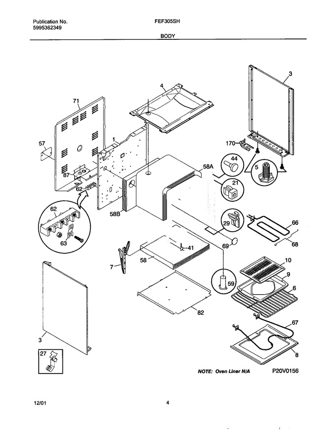 Diagram for FEF305SHDC