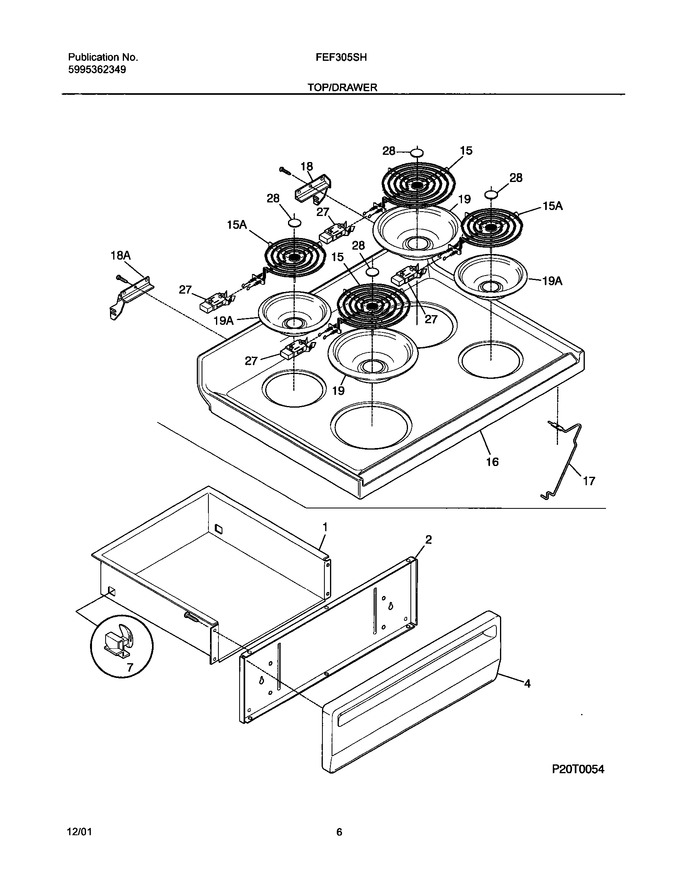 Diagram for FEF305SHWC