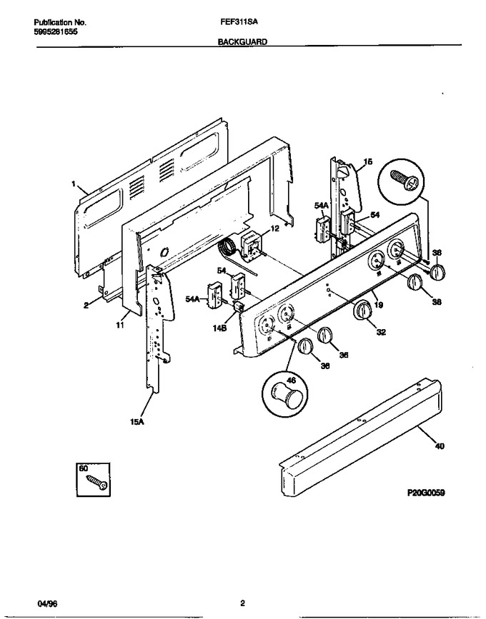 Diagram for FEF311SAWE