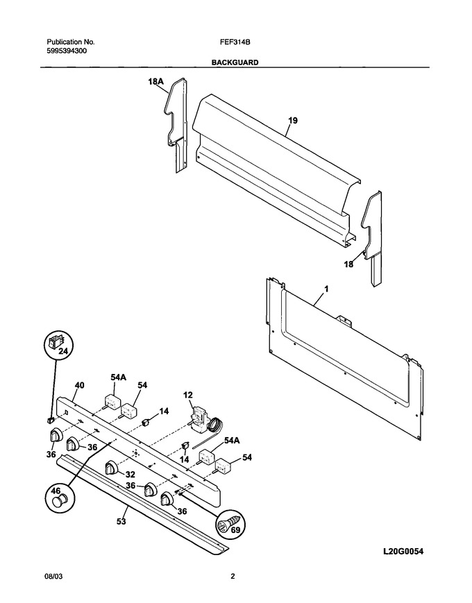 Diagram for FEF314BWB