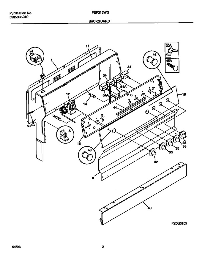 Diagram for FEF316WGSA