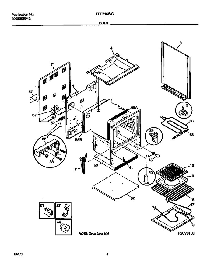 Diagram for FEF316WGSA