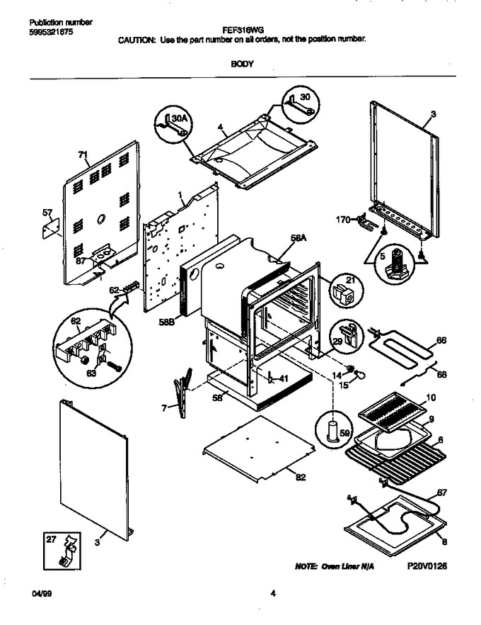 Diagram for FEF316WGSB