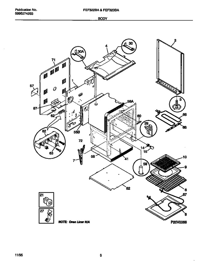 Diagram for FEF322BAWD