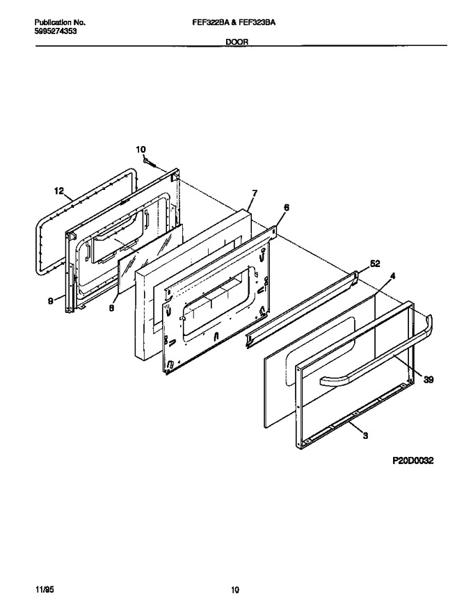 Diagram for FEF322BAWD