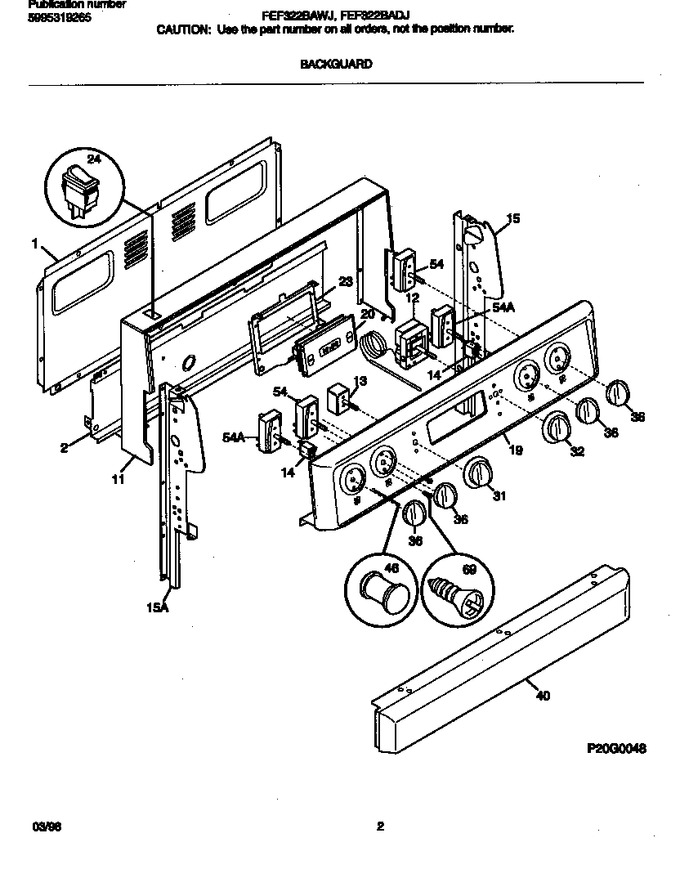 Diagram for FEF322BADJ