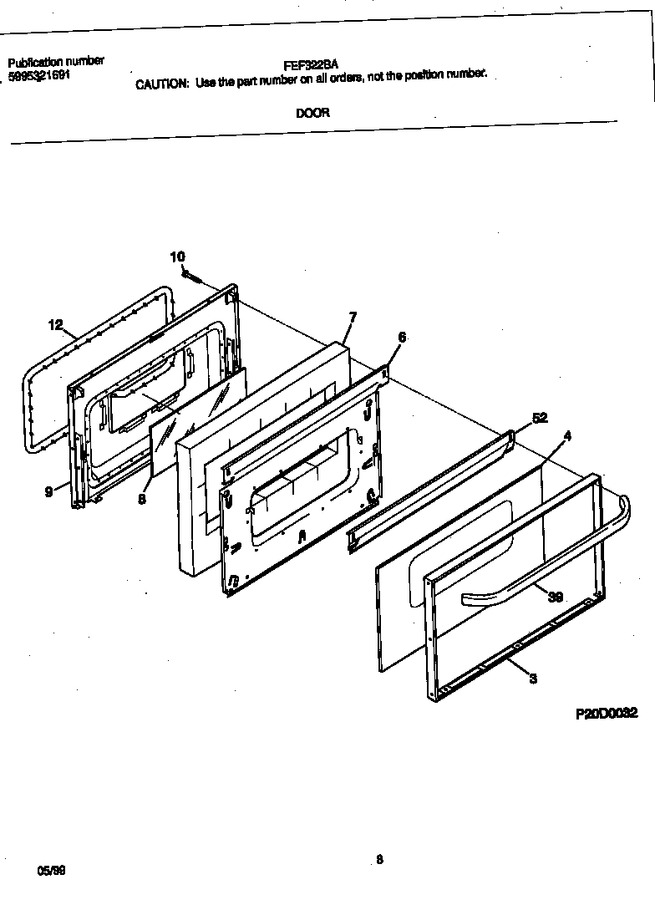 Diagram for FEF322BAWK