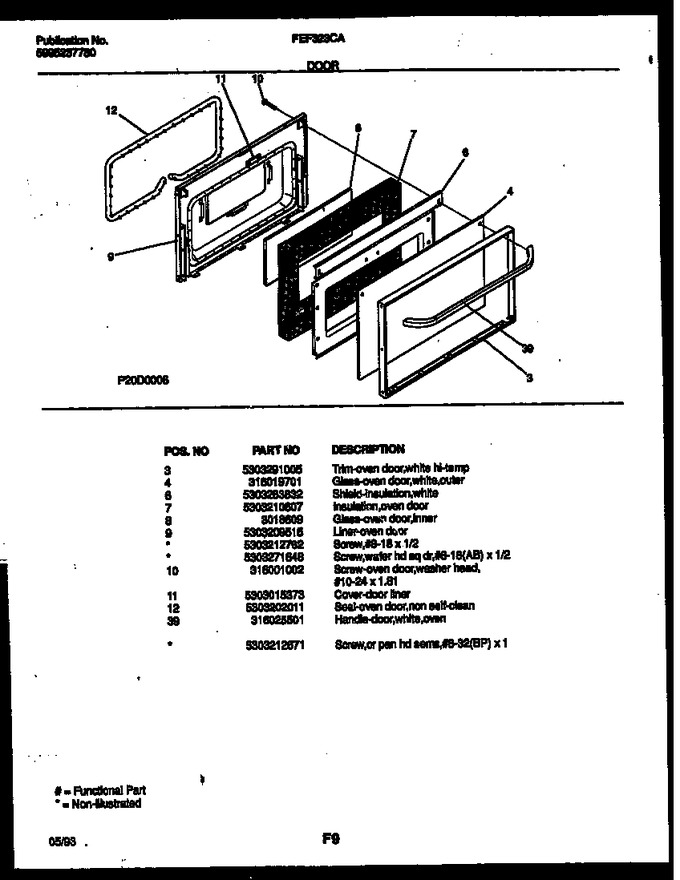 Diagram for FEF323CASA