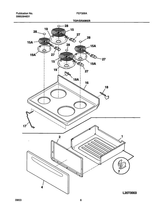 Diagram for FEF326AWF