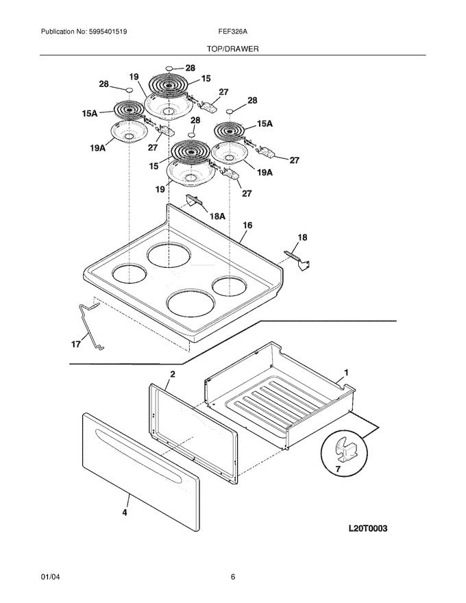 Diagram for FEF326AWG