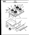 Diagram for 04 - Cooktop And Drawer Parts