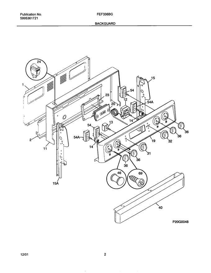 Diagram for FEF336BGWF