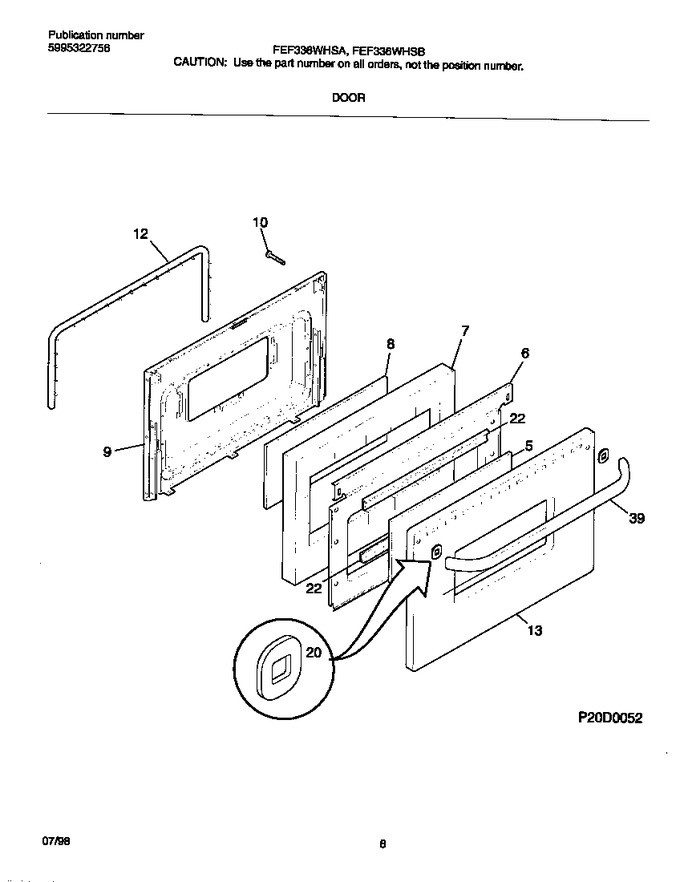 Diagram for FEF336WHSB