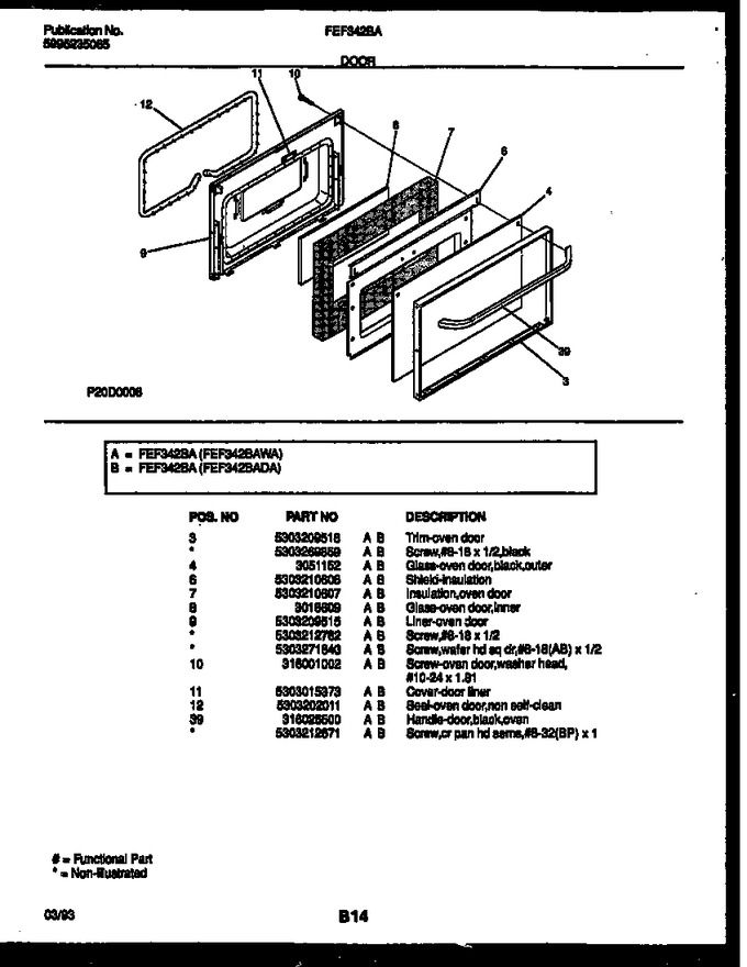 Diagram for FEF342BAWA