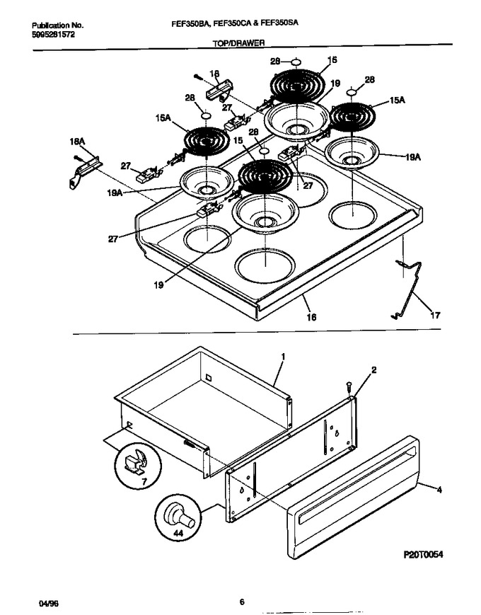 Diagram for FEF350SAWF