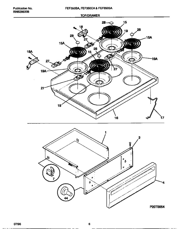 Diagram for FEF350SADG