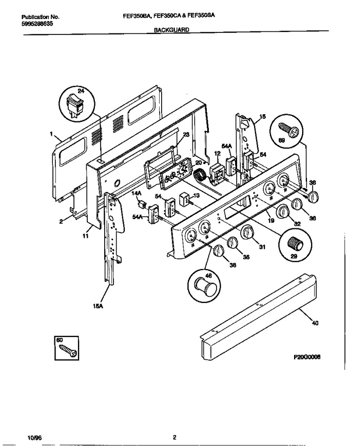 Diagram for FEF350BAWH