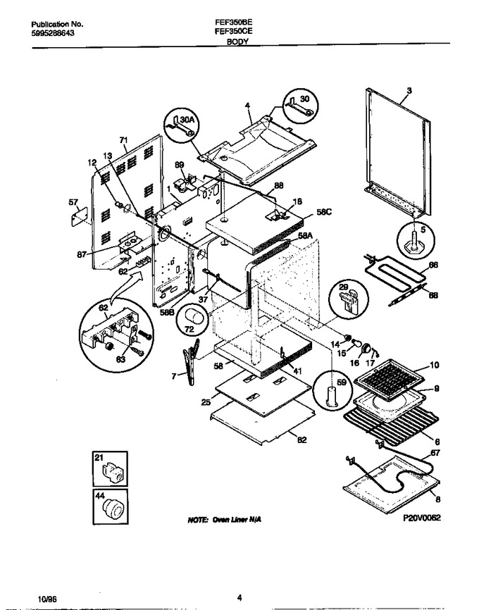 Diagram for FEF350CESB