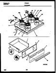 Diagram for 04 - Cooktop And Drawer Parts