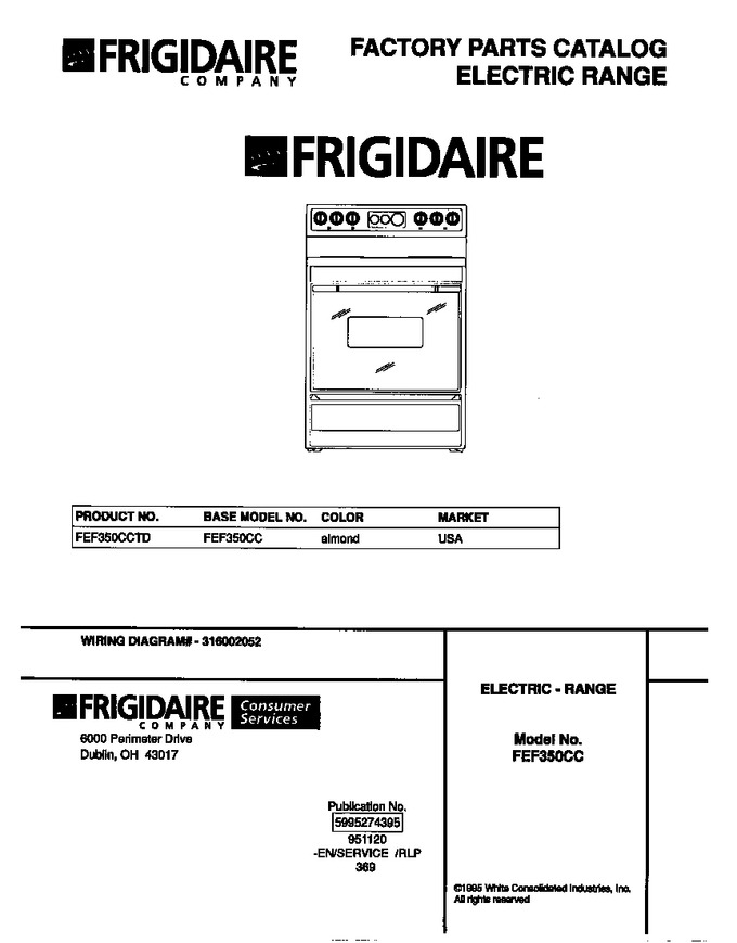 Diagram for FEF350CCTD