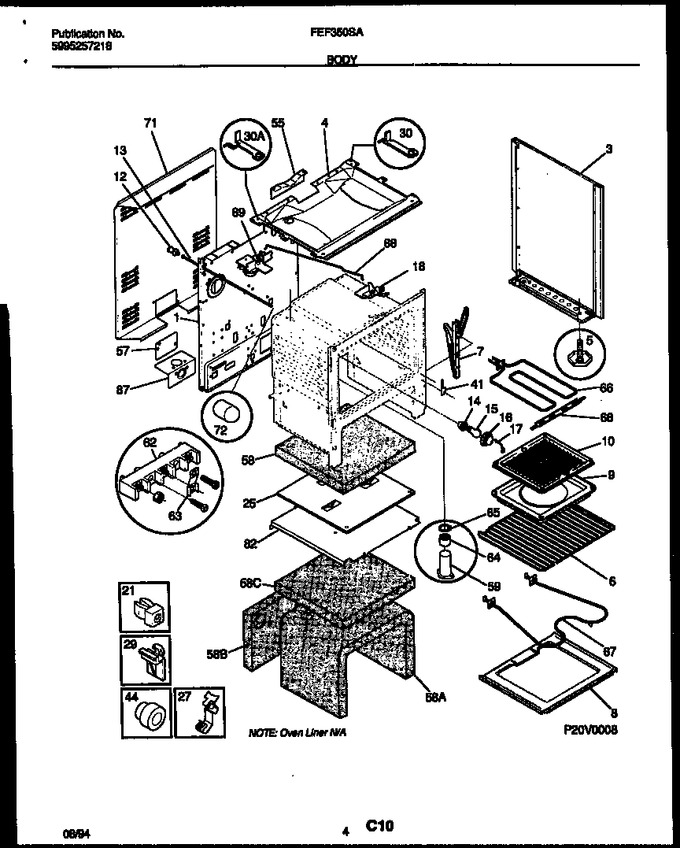 Diagram for FEF350SADB