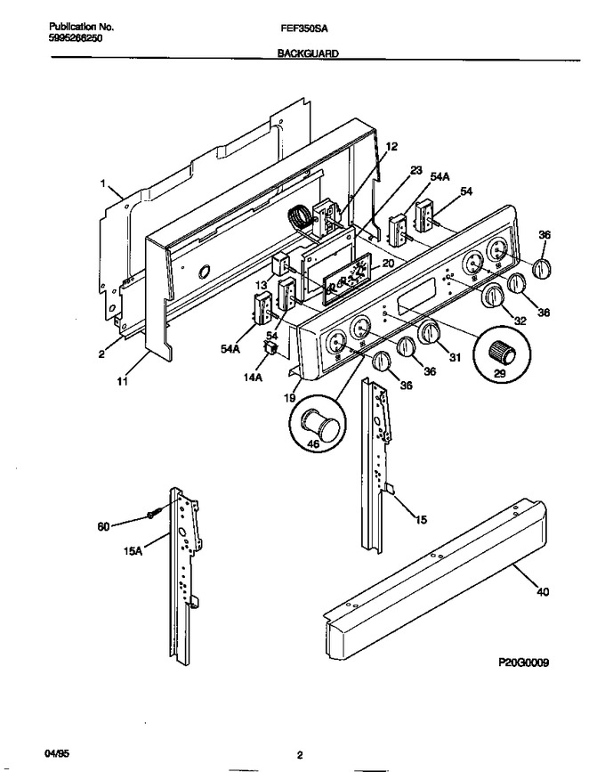 Diagram for FEF350SADC