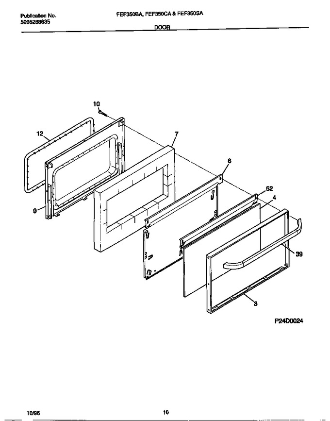 Diagram for FEF350SADH