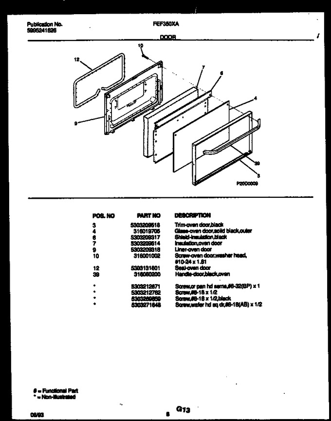 Diagram for FEF350XAWA