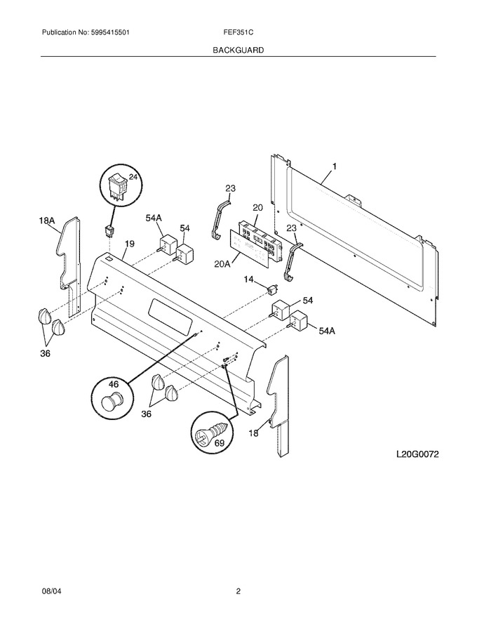 Diagram for FEF351CUC