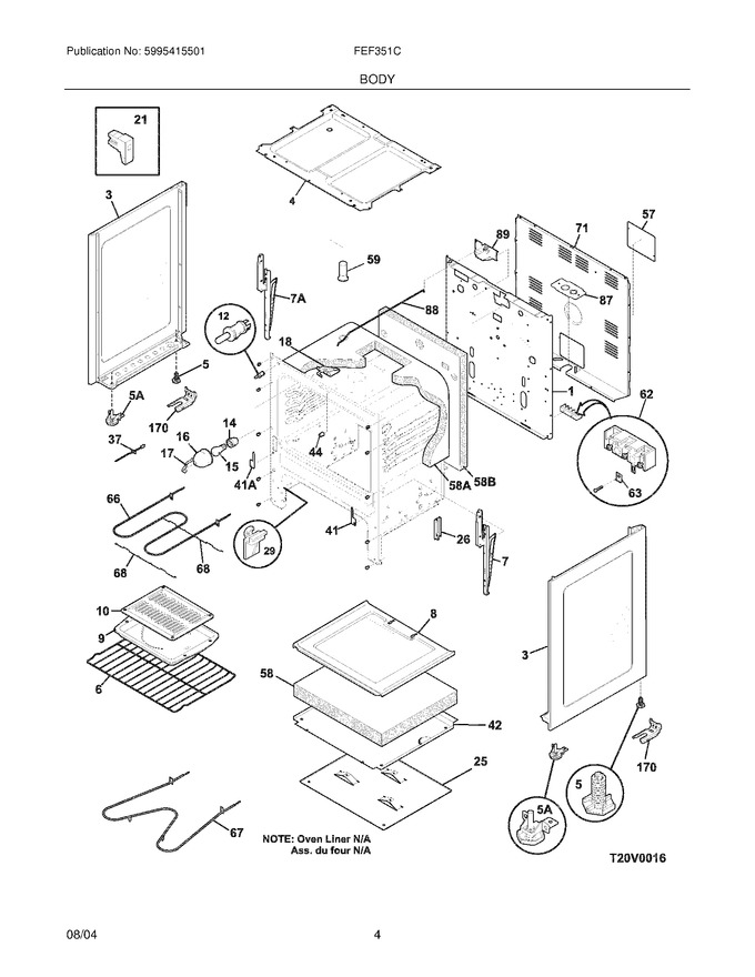 Diagram for FEF351CUC