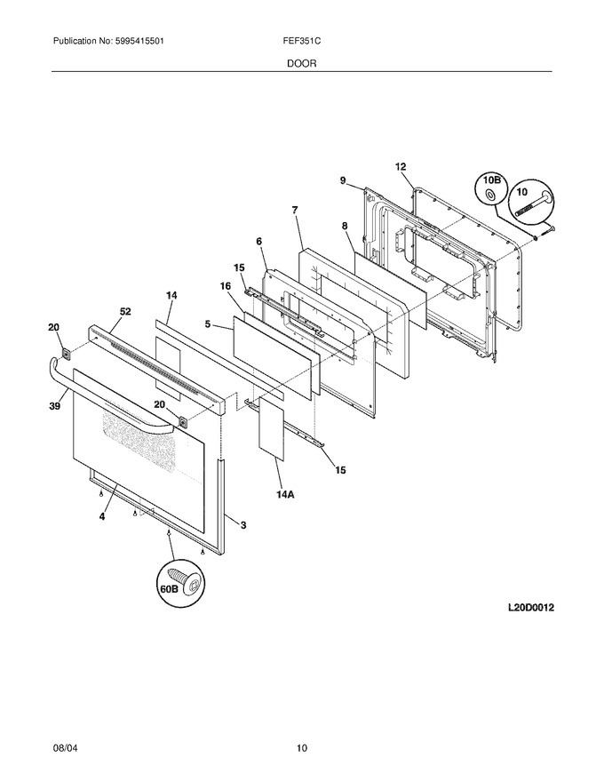 Diagram for FEF351CWC