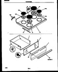 Diagram for 04 - Cooktop And Drawer Parts